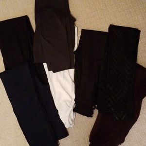 Set of 7 maternity leggings